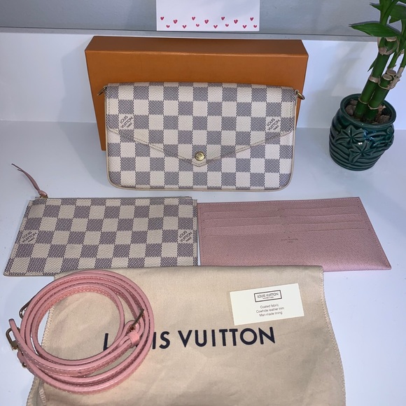 ✨SOLD✨ Louis Vuitton Pochette Felicie Damier Azur - Picture 15 of 15